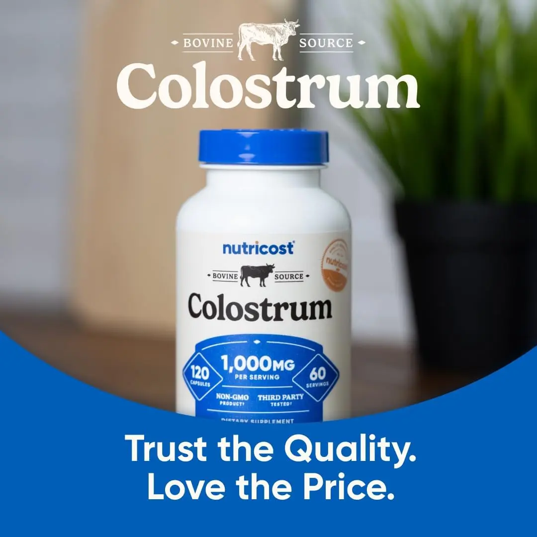 Nutricost Colostrum 1000mg, Capsules